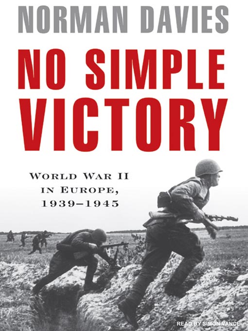 Title details for No Simple Victory by Norman Davies - Available